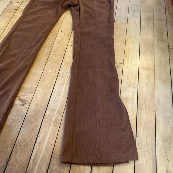 Kirious Corduroy Pants Women’s Size Small Stretch Skinny Slit Bottom Side Zip - Picture 11 of 15
